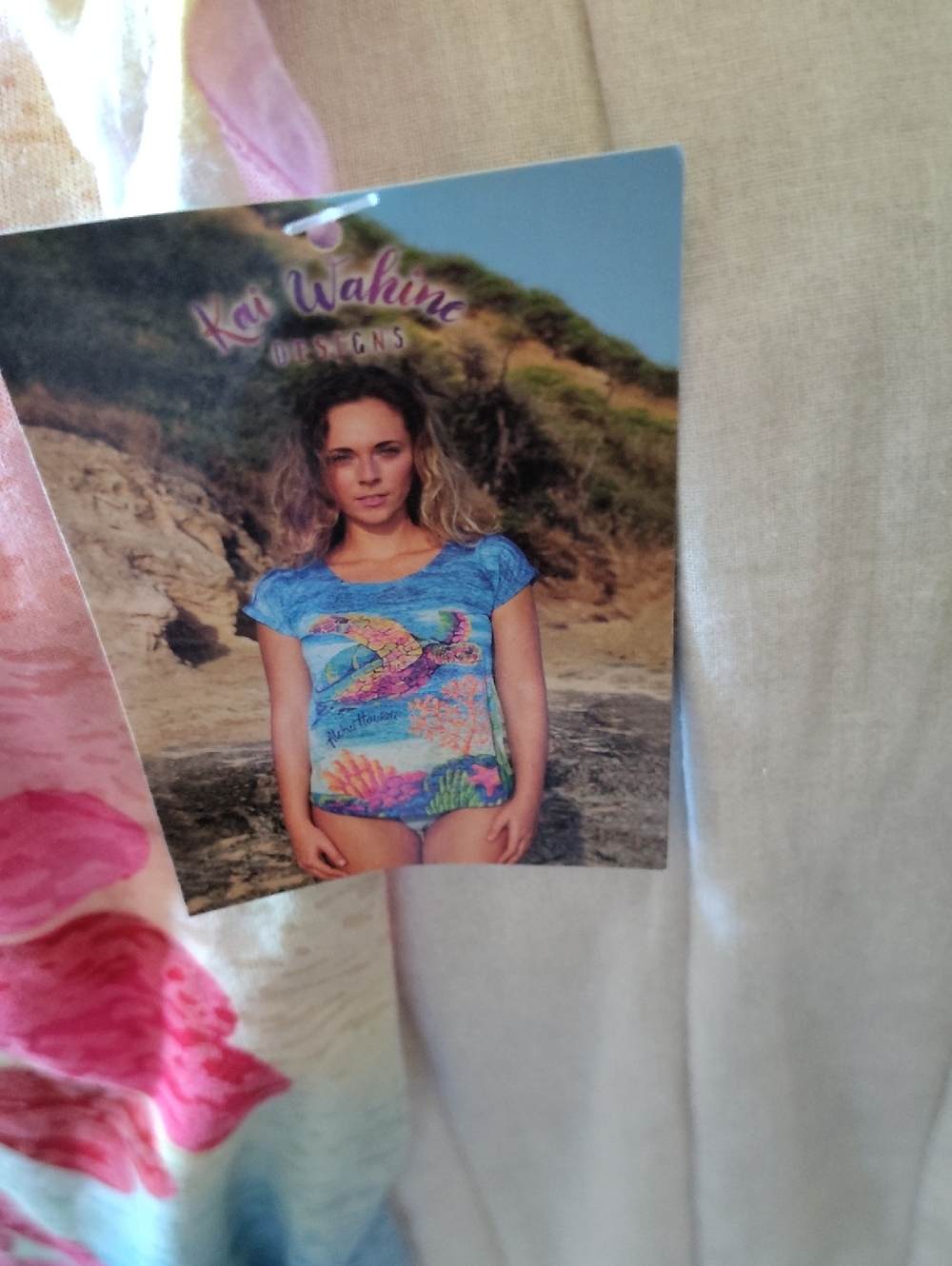 Aloha Hawaii Pink Tie-Dye Short Sleeve Tee - Picture 3 of 6